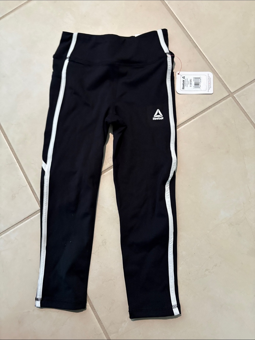 NWT Reebok girls sz 6 leggings 1202 - Picture 2 of 5
